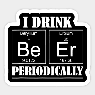 Beer Periodic Table T Shirt Oktoberfest 2017 Beerfest Party Sticker